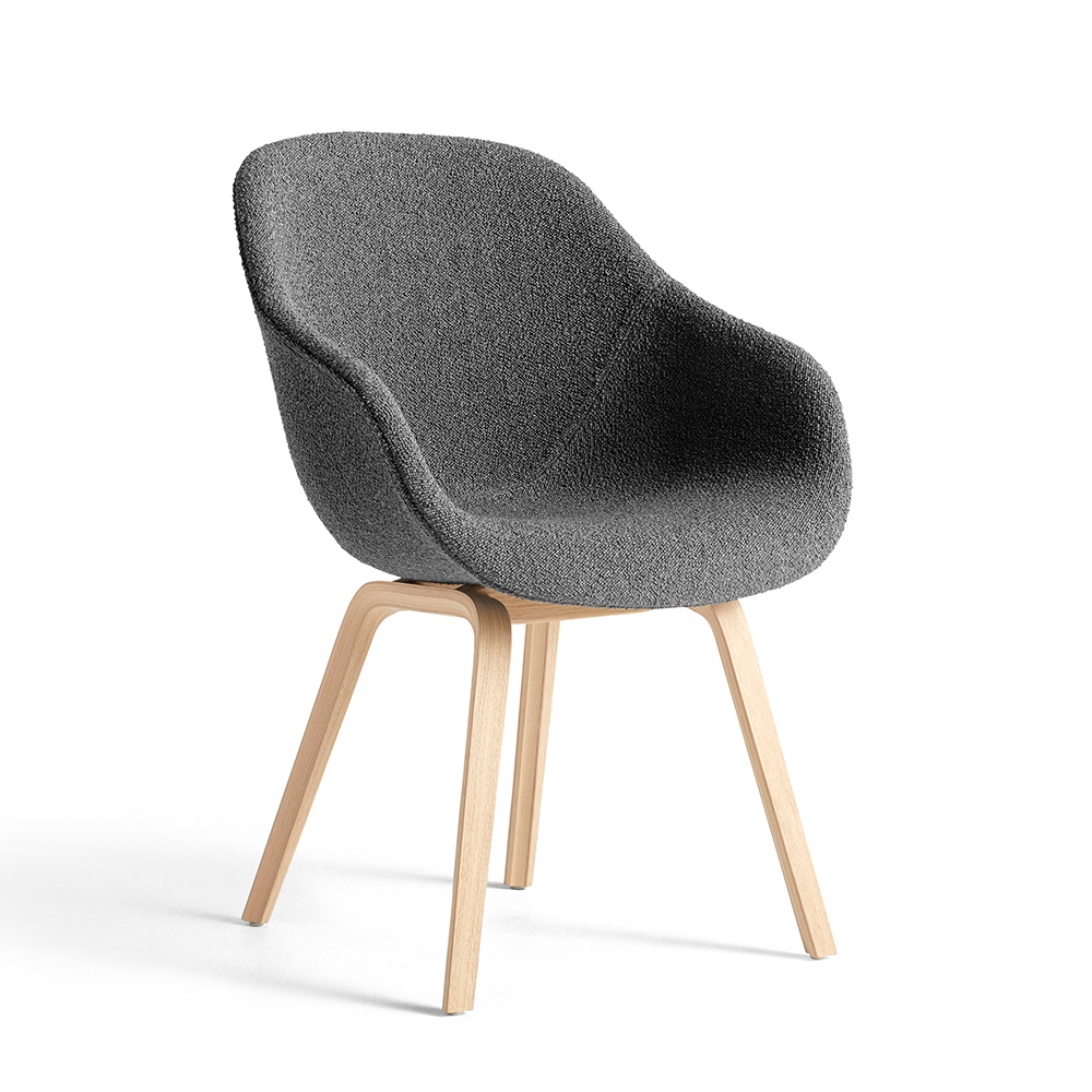 AAC 123 about a chair - Stuhl (Stoff Flamiber CHARCOAL C8)