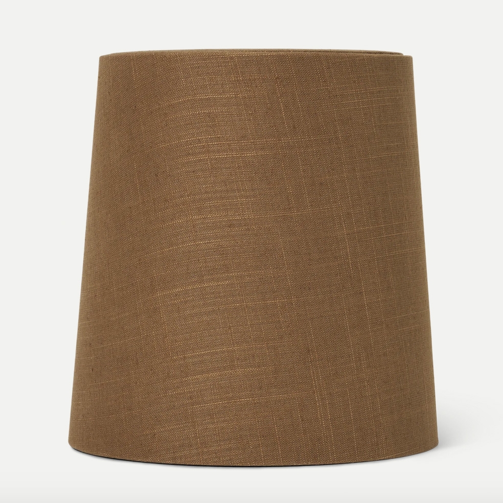 HEBE Textillampenschirm curry medium