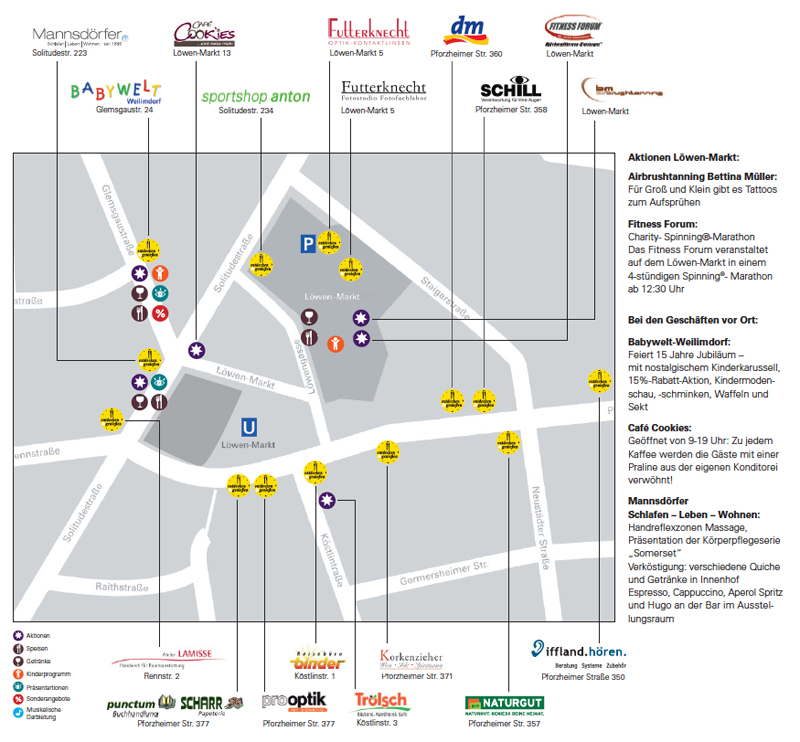 Die Aktionen der Geschäfte am 12. Oktober 2014 in Weilimdorf Die Aktionen der Geschäfte am 12. Oktober 2014 in Weilimdorf