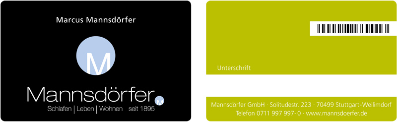 Mannsdörfer Kundenkarte Mannsdörfer Kundenkarte